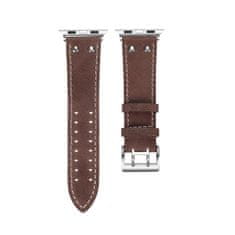 BStrap Leather Sport pašček za Apple Watch 38/40/41mm, Cofee