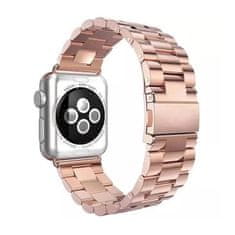 BStrap Stainless Steel Boston pašček za Apple Watch 38/40/41mm, Rose Gold