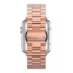 BStrap Stainless Steel Boston pašček za Apple Watch 38/40/41mm, Rose Gold