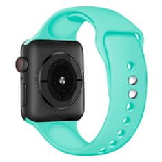 BStrap Soft Silicone pašček za Apple Watch 38/40/41mm, Mint Green