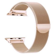 BStrap Milanese pašček za Apple Watch 42/44/45mm, Champagne