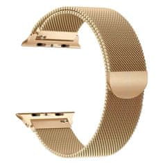 BStrap Milanese pašček za Apple Watch 38/40/41mm, Golden