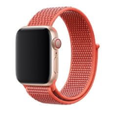 BStrap Nylon pašček za Apple Watch 38/40/41mm, Light Red