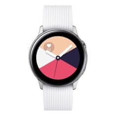 BStrap Silicone Line (Small) pašček za Samsung Galaxy Watch Active 2 40/44mm, white