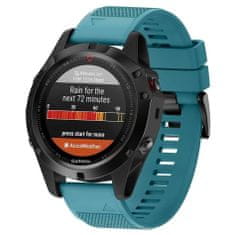 BStrap Silicone Acton pašček za Garmin Fenix 5, dark teal