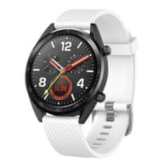 BStrap Silicone Bredon pašček za Huawei Watch GT/GT2 46mm, white