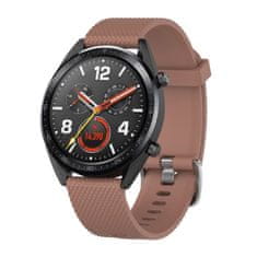 BStrap Silicone Bredon pašček za Huawei Watch GT/GT2 46mm, brown