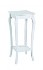 Mørtens Furniture Predalčna mizica Ross, 71 cm, bela