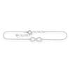 Thomas Sabo Gleženjska veriga "Infinity" , AK0001-051-14-L27v, Sterling Silver, 925 Sterling srebro, cirkonij bel