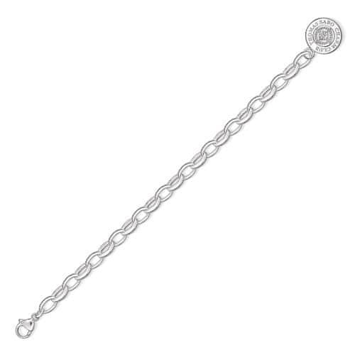 Thomas Sabo Diamantna zapestnica za obeske , DCX0001-725-14-L, Charm Club, 925 Sterling srebro, bel diamant