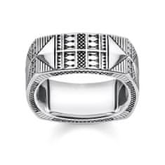 Thomas Sabo Prstan "Etnični" , TR2203-637-21-54, Sterling Silver, 925 Sterling srebro, pocrnjeno