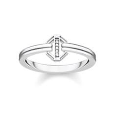 Thomas Sabo "Vintage" prstan, D_TR0036-725-14-54, Sterling Silver, 925 Sterling srebro, bel diamant