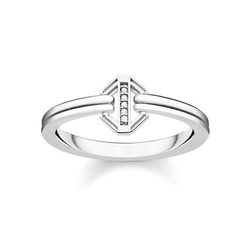 Thomas Sabo "Vintage" prstan, D_TR0036-725-14-54, Sterling Silver, 925 Sterling srebro, bel diamant