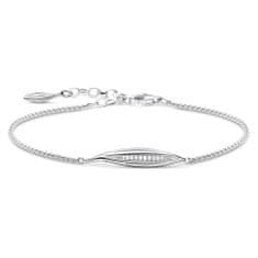 Thomas Sabo Zapestnica "Pismo" , A1935-051-14-L19v, Sterling Silver, 925 Sterling srebro, cirkonij bel