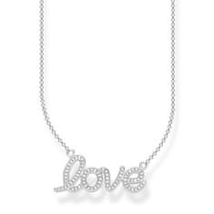 Thomas Sabo Ogrlica "Ljubezen" , KE1848-051-14-L45v, Sterling Silver, 925 Sterling srebro, cirkonij bel