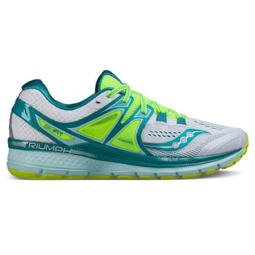 Saucony TRIUMPH ISO 3, RUNNING | BELA / TEALNA / Limona 6