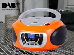 Trevi CMP 510 Boombox, DAB/DAB+, CD predvajalnik, USB, MP3, oranžen