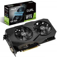 ASUS Dual GeForce RTX 2060 OC EVO grafična kartica, 6 GB GDDR6 (DUAL-RTX2060-O6G-EVO)