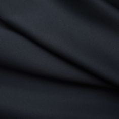 Greatstore Zatemnitvena zavesa z obešali črna 290x245 cm
