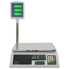 Greatstore Elektronska paketna tehtnica z LCD zaslonom 30 kg