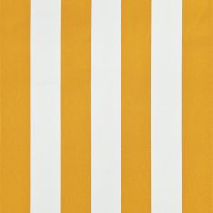 Vidaxl Zložljiva tenda 100x150 cm rumena in bela