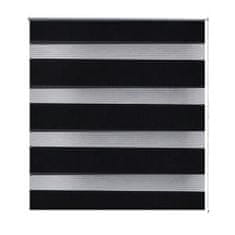 Vidaxl Črtasti Zebra Rolo / Senčilo velikost 50 x 100 cm Črna barva