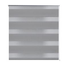 Vidaxl Črtasti Zebra Rolo / Senčilo velikost 120 x 230 cm Siva barva