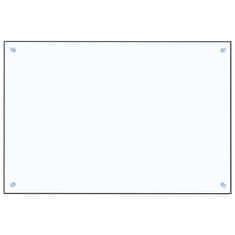 Vidaxl Kuhinjska zaščitna obloga prozorna 90x60 cm kaljeno steklo