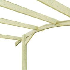 Vidaxl Vrtna pergola impregnirana borovina 180x197x210 cm