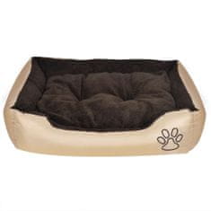 Vidaxl Udobna pasja postelja z mehko blazino M