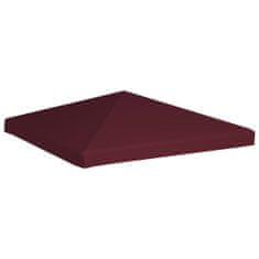 Vidaxl Streha za paviljon 310 g/m2 3x3 m bordo