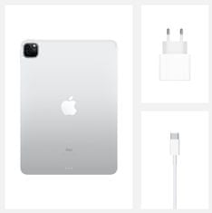 Apple iPad Pro 11 tablični računalnik, 128 GB, Wi-Fi + Cellular, Silver (my2w2hc/a)