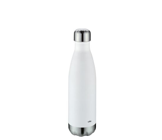 Cilio Elegante termo steklenica, 500 ml, bela, mat