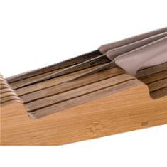 Banquet Brillante Bamboo leseno stojalo za nože, iz bambusa, 38,5 x 10 x 5 cm