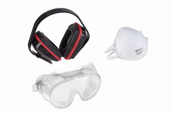 Komplet Kreator KRTS60001 - slušalke, očala, respirator