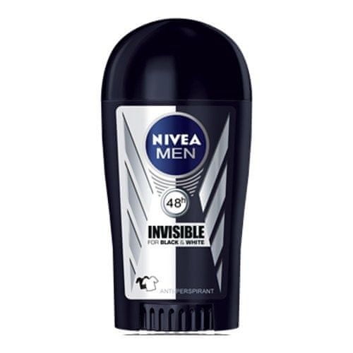 Nivea Men Invisible For Black & White deodorant v stiku, 40 ml