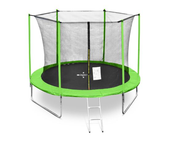 Legoni Fun trampolin, z zaščitno mrežo, 244 cm, zelen