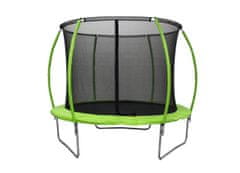 Legoni Space trampolin, z zaščitno mrežo, 305 cm, zelen