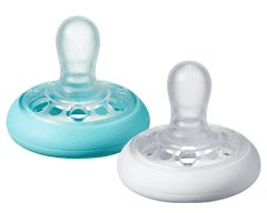 Tommee Tippee Šidítko C2N silikon Natural 2ks 0-6m