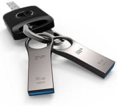 Silicon Power Jewel J80 pogon, 16GB, USB 3.0, srebrn (SP016GBUF3J80V1T)