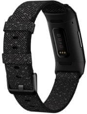 Fitbit Charge 4 pametna zapestnica, s tkanim paščkom, črna
