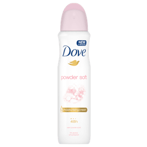 Dove Powder Soft deodorant v razpršilu, 150 ml