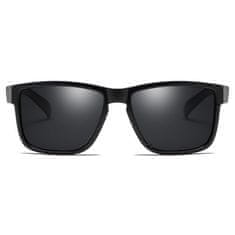Dubery Chicago 1 sončna očala, Bright Black / Black