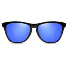 Dubery Mayfield 4 sončna očala, Bright Black / Dark Blue