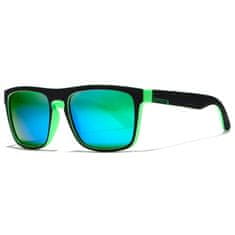 KDEAM Sunbury 6 sončna očala, Black & Green / Green