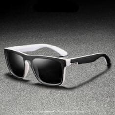 KDEAM Sunbury 20 sončna očala, Black & White / Black