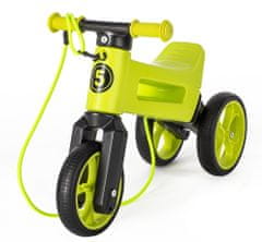 Funny Wheels trikolesnik NEON Super Sport 2v1, zelena