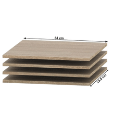 KONDELA polica v omaro, sonoma hrast, TEMPO ASISTENT NOVO 037-00