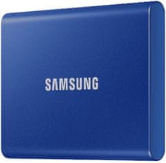 Samsung T7 SSD zunanji trdi disk, 500 GB, Type-C, modr