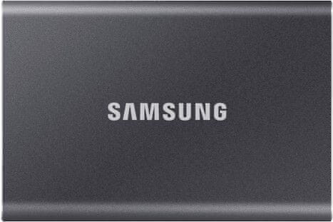 Samsung T7 SSD zunanji trdi disk, 1TB, Type-C, siv